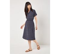 Apricot Midikleid Damen Viskose blau, 34