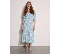 Apricot Midikleid Damen Viskose blau, 42
