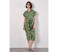 Apricot Midikleid Damen Viskose grün, 36