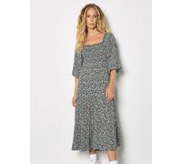 Apricot Midikleid Damen Viskose schwarz, 38