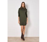 Apricot Minikleid aus Rippenstrick M