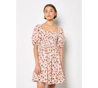 Apricot Minikleid Damen Baumwolle mehrfarbig, 40