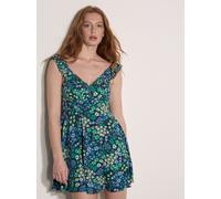 Apricot Minikleid Damen Viskose blau, 38