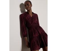 Apricot Minikleid Damen Viskose rot, 34