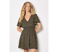 Apricot Minikleid Damen Viskose schwarz, 36