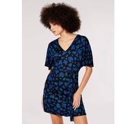 Apricot Minikleid mit Tiermuster M