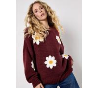 Apricot Pullover Damen bordeaux, 40
