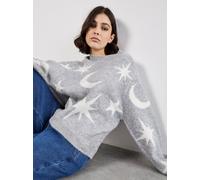 Apricot Pullover Damen grau, 42