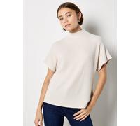 Fledermausshirt APRICOT "Kurzarmshirt", Damen, Gr. S (36), beige (stein), Strick, Obermaterial: 100% Viskose CV., uni, normal, Tops Fledermausshirt (20071233-36) stein
