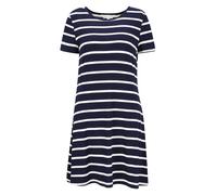 Apricot Gestreiftes Jersey-minikleid für Damen - S