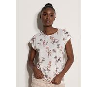 T-Shirt APRICOT "Slub-T-Shirt", Damen, Gr. XL (42), rot (koralle), gewebt, Obermaterial: 100% Polyester PES., gemustert, Lang, Tops T-Shirt (57713006-42) koralle