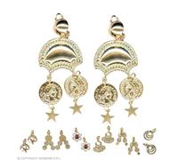 Aptafêtes - ac0142 - Ohrringe Östlichen Clip Farben Sortiert