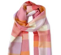 Apu Kuntur - 100% Baby Alpaka - Webschal - Cuadro - peach-rose