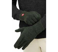 Apu Kuntur - Alpaka Fingerhandschuhe Uni - 100 % Baby-Alpaka - Tannengrün / S