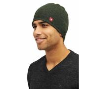 Apu Kuntur - Alpaka Mütze - Wendemütze - 100% Baby Alpaka - M / Tannengrün-Schwarz