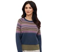 Apu Kuntur - Alpaka Pullover COLORES ANDEN - Kuscheliger Jacquard-Strick aus 100 % Baby Alpaka - S