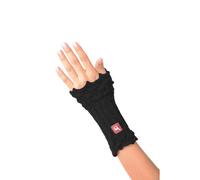 Apu Kuntur - Alpaka Pulswärmer - Bernice - 100% Baby-Alpaka - Schwarz