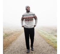 Apu Kuntur - Alpaka Strickjacke FIESTA - Herren-Jacke aus 100% Baby Alpaka - M