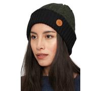 Apu Kuntur - Alpaka Wendemütze - Suave - 100 % Baby-Alpaka - Tannengrün-Schwarz