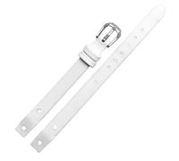 APVMFMKLTG Passend For Fossil ES3745 ES3861 ES4026 ES3862 ES4340 Damenuhrenarmbänder, 8 Mm Kleines Armband(White,8mm-Golden Buckle)