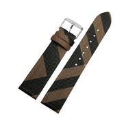 APVMFMKLTG Schnelle Demontage, kariertes Muster, Lederarmband, 12, 14, 16, 18, 20, 22 mm, Schwarzbraunes Armband, passend for BURBERRY Herren Damen Uhrenkette(Brown silverA,18mm)