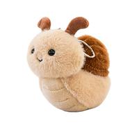 AQCQDQ Niedlicher Schnecke und Raupe Plüsch Anhänger, Cartoon Insekten Stofftier Schlüsselanhänger, Weiche Plüsch Taschenanhänger Dekoration, Kreatives Geschenk für Kinder (Schnecke)