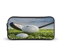 AQRJLPM Federmäppchen für Golfbälle, großes Fassungsvermögen, einfache Markertasche, tragbar, ästhetischer Reißverschluss, Federmäppchen