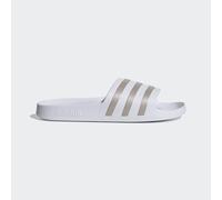 adidas Adilette Aqua Badeschuh - Unisex - weiß/grau in Größe 44 2/3 jetzt im Angebot