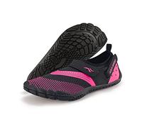 Aqua Speed AGAMO modische Aqua Schuhe + Mesh Beutel | Profilsohle | Agamu - schwarz/pink | Gr.: 39