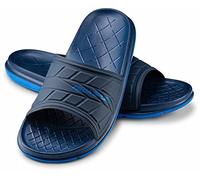 Aqua Speed Aspen Badelatschen + Fasertuch | 42 | Herren Gr. 44 | Komfortable Bade-Pantoletten, schnelltrocknend & langlebig, optimale Unterstützung beim Gehen