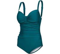 Aqua Speed Badeanzug Damen | Badebekleidung für Frauen | grüner Damenbadeanzug Bauchweg | Strand Bademode Einteiler | Beachwear Swimsuit Women | Bathing Suit | Grün, Gr. 48 - F - G | Olivia