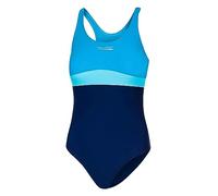 Aqua Speed Badeanzug Kinder Mädchen 6/7 Jahre | Wettkampfanzug | Schwimmanzug Einteiler blau türkis | Girls Swimsuits | Bademode | UV-Schutz | 42 Navy - Turquoise - Light Turquise | Emily