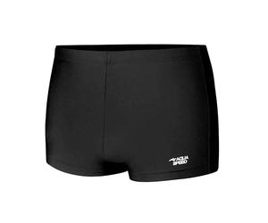 Aqua Speed Badehose Knielang Herren + gratis eBook | Schwimmhose Männer | Schwarze Badebekleidung UV | Badepants lang | Jammer | Long, Gr. XXL, Black