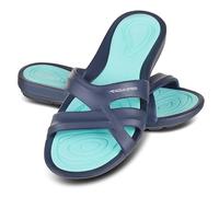 Aqua Speed Badelatschen Damen + Mikrofasertuch Set | Duschsandale | Badeschlappen | Saunasandale | Badesandale | Slide Women | F:10, Gr. 41 | Panama