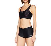 Aqua Speed Damen 5908217664600 Fiona Swim Suit, Schwarz (Black/Pink Piping), 40 EU