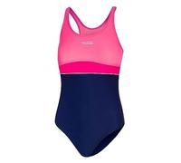 Aqua Speed Einteiler Badeanzug Mädchen 6/7 Jahre | Schwimmanzug Training | sportliche Badebekleidung für Kinder mit UV-Schutz | Sport | Wettkampf | 43 Navy - Raspberry - Coral | Emily