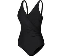 Aqua Speed Eleganter Andrea Badeanzug mit Mesh-Details und Bauchkontrolle, Größen:38, Farbe:Schwarz