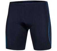 Aqua Speed Enge Schwimmhose Herren + gratis eBook | Moderne knielange Badehosen | Schwimmbekleidung | UV Badepants Jammer | Blake, Gr. M, Navy Blue