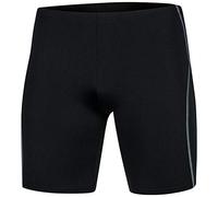 Aqua Speed Jammers eng für Herren + gratis eBook | UV Badehose Badepants Knielang Männer | Sport Schwimmhose Männer | Blake, Gr. XXL, Schwarz Grau