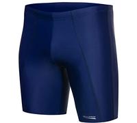 Aqua Speed knielange Badehose für Wassersportler Herren + gratis eBook | Schwimmhose eng lang Männer | Badebekleidung Sport | Long, Gr. XXL, Night