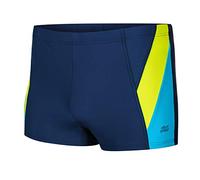 Aqua Speed Kurze Badehose für Herren + gratis eBook | UV Schwimmhose Jungen | Swimwaer Boys | Kastenbadehose | Navy Grün Blau | Gr. S | Logan