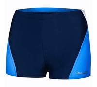 Aqua Speed Kurze Enge Badehosen Jungen + gratis eBook | Kasetnbadehose | Schwimmhose Herren | UV Badepants | Alex, Gr. S, 452 Navy White Blue
