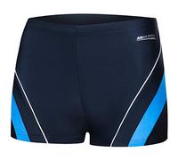 Aqua Speed Kurze UV Badehose Herren + gratis eBook | Mens Swimming Trunks | Retro Schwimmhose modern | Swimwear Men | Dennis, Gr. L, 42 Navy Blue