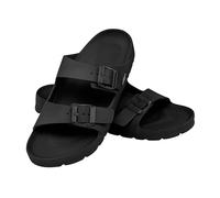 Aqua Speed Laredo Duschsandalen Damen Schwarz 07 Gr. 41 | Duo-Density-Sohle mit Tuch im Set | Für Freizeit, Schwimmbad & Urlaub