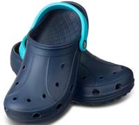Aqua Speed Lima Badepantoletten für Kinder u. Jugendliche (Größen 25-35 Clogs Swimmingpool Fixierschlaufe Ventilationslöcher)