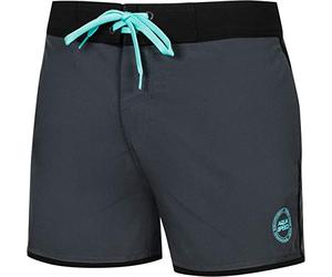 Aqua Speed Männer Schwimmhose + gratis eBook | Beach Shorts Herren | Swim Trunks Beach | Beachwear | Strand Shorts | Gr. XXL, Grau Schwarz | Axel