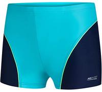 Aqua Speed Moderne Badehosen Jungs eng + gratis eBook | Kurze UV Schwimmhosen Junge | Training Badebekleidung Gr. 104 | 24. Turquoise Blau | Leo