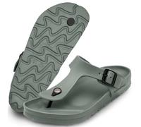 Aqua Speed MONACO Zehentrenner Herren | Sommer-Pantoletten | Grau 08 | Gr. 43 | Stabile EVA-Sohle, bequemes Fußbett, ideal für Spa, Umkleide & Urlaub