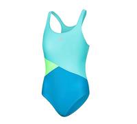 Aqua Speed Pola Badeanzug Mädchen | Einteiler | 104-158 | UV-Schutz | Blickdicht | Chlorresistent | Anti-Pilling | Schwimmanzug Blue - Turquoise - Light green - 28 Gr. 134
