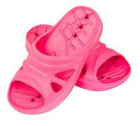 Aqua Speed rosa Badelatschen Florida + Fasertuch | Kinder | Duschsandalen | Shower Schuhe | Badeschlappen leicht | Badepantoletten Mädchen Jungen bequem | Gr 34
